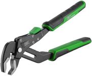 SK 8-Inch Quick Adjust Groove Joint Pliers, Water Pump Pliers, Premium CR-V Construction, SureGrip V-Jaw Design with Comfortable Grips