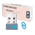 EXMUMCMR Universal Pairing USB Receiver Replacement for Dell WM527 WM514 KM714 KM717 WM326 WK636P Keyboard and Mouse