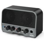 LEKATO JA-02 II Mini Guitar Amp 5W Electric Guitar Amplifier Portable Rechargeable Small Practice Guitar Amp with Bluetooth Clean & Overdrive Channels for Home & Travel (Black)