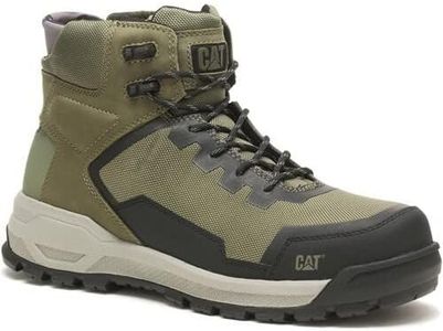 Caterpillar Men's Propulsion Composite Toe Comfortable Work Boot, Green/Black, 9 US