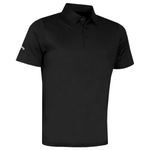 Callaway Golf Mens Swingtech Solid Polo Shirt - Caviar - XXXL