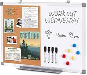 Cork Board and Dry Erase Board Comb