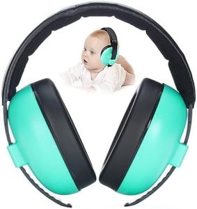 Kids Noise Cancelling Earmuffs â€“ Hearing Protection for Babies & Toddlers, Adjustable & Comfortable Headphones for Autism, Concerts, Fireworks, Travel & Flight (Mint)"