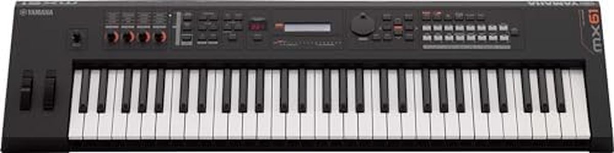 Yamaha MX61BK Music Production Synthesizer, 61-Key, Black