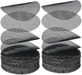 50 Pack Flower Pot Hole Mesh Pad, Round Drainage Hole Screens Prevent Soil Loss Anti, Bonsai Pot Bottom Grid Mat Mesh for Garden Planting 5cm