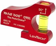 LEVTECH 1-Vial Conduit Bending Level – 90° Magnetic Electrician Tool with 2 Rare Earth Magnets | Replaceable Vial | Compact & Durable Design Mag Dog 1