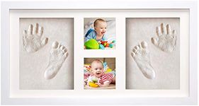 Baby Hand and Footprint Kit by Bubbleliss. Makes A Great Gift Present for Birthdays, Christenings and Baby Showers, Newborn Baby Keepsake Frames