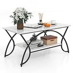 Giantex Faux Marble Coffee Table, M