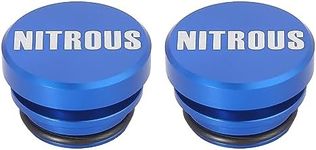 X AUTOHAUX 2pcs Universal Car Cigarette Lighter Dustproof Plug Socket Cover 12 Volt Replacement Accessories Blue