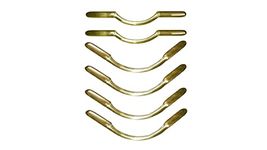 KBA Snooker & Pool Table Corner Pocket Brass Set in Gold