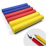 Foam Grip Tubing 6pcs Adaptive Utensils Grip Tubing, Built up Grip Aid for Utensils, Tools and Pens for Elderly, Disabled, Arthritic, Handicapped