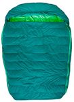 Marmot Yolla Bolly Doublewide 30, Semi-Rectangular Down Sleeping Bag for 2 Persons, Warm and Lightweight with 650 Duck Down Filling, Botanical Garden/Kelly Green, Regular: 183 cm