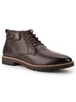 Bata Knox Leather Mens Lace-Up Boot in Brown