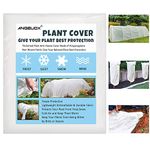 ANGELIOX Plant Covers Freeze Protection-10Ft x 33Ft Floating Row Cover, Non-woven Fabric Frost Protection Plant Blanket for Cold Weather Protection & Season Extension-White