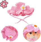 Cat Hat, Pet Cute Halloween Christmas Party Costume Accessories Headwear Comfortable for Puppy Cat Kitten Pet Puppies 11-14" (Cute Style) (Style 1)