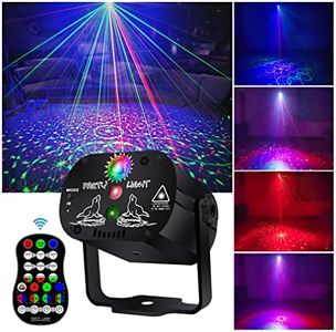 Stage Lights KisMee Disco Party LED Lights Sound Activated for Xmas Bar Halloween Decorations Karaoke Pub KTV Dance Gift Birthday Wedding