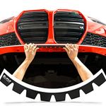 SLIPLO Ultra Universal Front Bumper Protector for Low Cars, Carbon Fiber Splitters and Aftermarket Bumper Lips - DIY Bumper Protector Kit