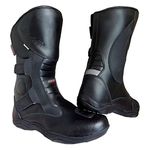 BLACK HAWK HIGH TECH MENS MOTORBIKE MOTORCYCLE CE TOURING LEATHER SHOES/BOOTS (UK 11 - EU 45)