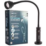 NextLED Ultimate BBQ Grill Light, 24 Inch Flexible Neck with a Strong Magnetic Base, Innovative Design Provides a Warm Even Light with Infinite Brightness Adjustability, Illuminates Grilling Surface