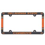 Oklahoma State Cowboys License Plate Frame, Number Plate Cover