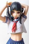 HOUYSA 18CM Limited Edition Japanese Anime Removable Union Creative Kantoku Sailor Fuku No Mannaka Figure Sailor Suit Action Figure Adult Anime Girl Figure Doll Toy Statue Ornamen