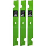 8TEN LawnRAZOR Blade Set for Bad Boy ZT60 CZT60 Elite 60" Deck 038-6060-00 (Notched High Lift) 3 Pack