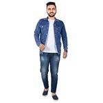 denim jacket for men (IN, Alpha, L, New Dhol Wash)