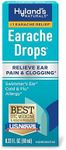 Hyland's Earache Drops, Natural Relief of Swimmer's Ear, Cold & Flu, Allergy Symptoms, Ages 4 & up, Day & Night, 0.33 Fl Oz