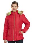 Qube By Fort Collins Women's Parka Coat (84125Q_Red_XL)