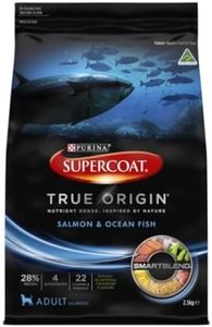 Supercoat True Origin Salmon and Ocean Fish Dog Food 2.5 kg 1 Pack Medium