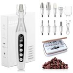 AOMEES Manicure Pedicure Kit, Cordless Electric Nail File Drill Set with 8 Drill Bits & 50 Sanding Bands,10 Speeds Nail Grinder for Seniors Thick Nail/Toenail, Callus Remover for Women Men