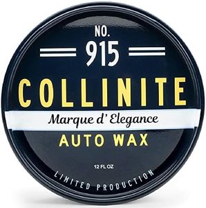 Collinite 915 Marque D’ Elegance Wax-Premium Carnauba+Polymer Concours Sealant. Show Car-Deep Shine & High Gloss + Durable, Long-Lasting Paint Protection for Cars, Trucks, & Motorcycles (12 fl oz)