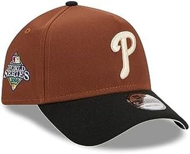 New Era Philadelphia Phillies MLB Harvest World Series 2008 Brown Black 9Forty A-Frame Snapback Cap - One-Size