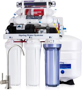 iSpring 7-Stage Reverse Osmosis Water Filter System, 100 GPD