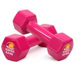 Kakss Cast Iron Vinyl Coated Dumbbells (0.5+ 0.5= 1 KG)