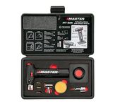 Master Appliance MT-80K Butane Micro Torch Kit [Butane Torch, Flameless Heat Tool, Soldering Iron & Hot Knife] Hand Held, Refillable with Butane Fuel, Adjustable Flame, Case with Attachments