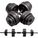 RIP X 30kg Adjustable Dumbbell Barbell Weight Set with Bar Joiner Included