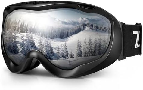 ZHA ZHA OTG Ski Goggles, Anti Fog 100% UV Protection Snow Sports Goggles for Men Women, Over Glasses & Fit all Helmets…