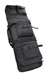 Silfrae Shotgun Bag Tactical Rifle Case Shotgun Backpack Gun Case (Black, 116cm)