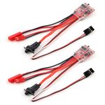 WANGCL Pr30A ESC Brushed Electric Speed Controller for DIY Mini RC Car or Boat Tank w/Brake (2PCS)