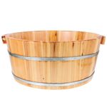 BESPORTBLE Wood Foot Tub Wooden Foot Basin Wood Foot Basin Tub Bucket Pedicure Bowl Spa Massage Wooden Foot Tub Pedicure Barrel Foot Massager Foot Spa Treatment for Foot Bath Foot Bath Barrel