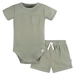Gerber Baby Bodysuit and Short Set,