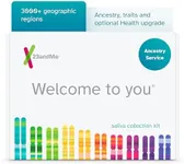 23andMe Ancestry Service - DNA Test Kit with Personalized Genetic Reports Including Ancestry Composition with 3000+ Geographic Regions, Family Tree, DNA Relative Finder and Trait Reports