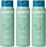 Harry's Men's Body Wash Shower Gel - Spring, 16 Fl Oz (Pack of 3)