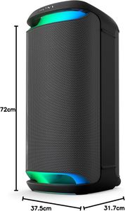 Sony SRS-XV800 Wireless Party Speaker – 360° Sound, MEGA BASS, 25h Battery, Black