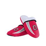 FOCO Men's College Logo Ohio State Buckeyes NCAA Sherpa Slide Slippers-S, Team Color, 7-8