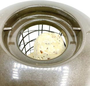Garden Locker Squirrel Proof Suet Bird Feeder – Large Metal Cage, Weather-Resistant, 41cm Hanging