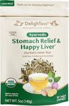 Original, 5 oz. : Ayurvedic Stomach Relief & Liver Cleansing Detox Tea - Organic Loose Leaf Milk Thistle, Fennel, Ginger, Peppermint and Licorice Tea (Original, 5 oz.)