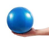 PRANIJ Polyvinyl Chloride (Pvc) Durable Small Soft Yoga Exercise Balls With Inflatable Straw, Mini Pilates Ball 22 Cm/8 Inchs For Core Training Exercise (Blue)