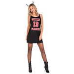 (PKT) Adult Ladies Witch Please 13 Basketball Jersey Dress (Medium)